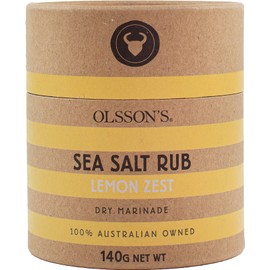 Olsson Lemon Zest Sea Salt Rub 140 g