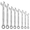DURATECH 8PC Ratcheting Wrench SAE Set Combination 5/16" to 3/4"