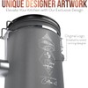 CafetastiQ Coffee Canister – Airtight Stainless Steel Storage Container with