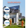 33 ft Extendable Aluminum Telescopic Pole Kit Solar Panel Cleaning