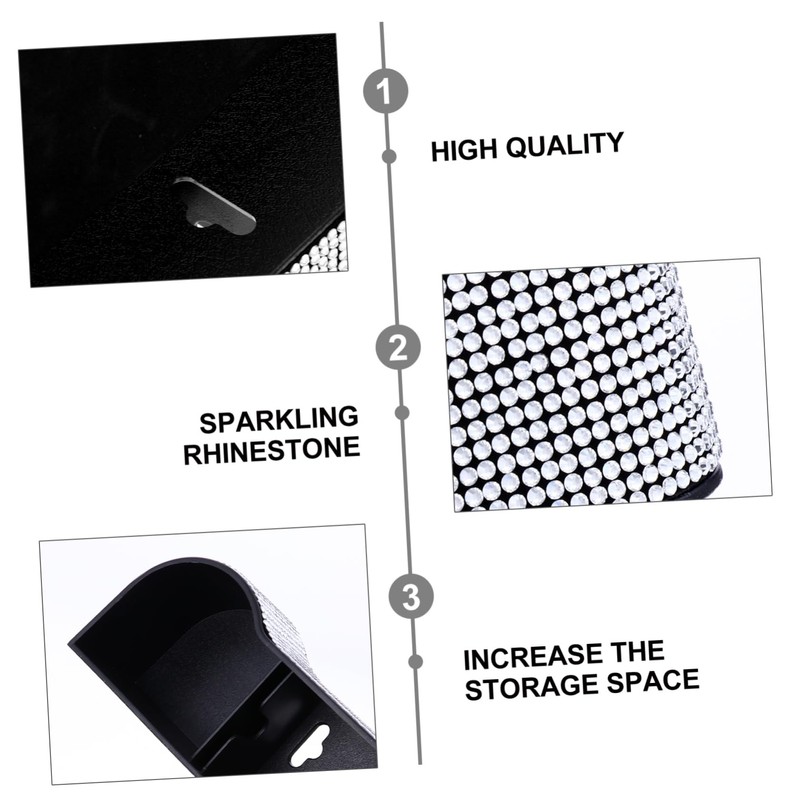 Parliky Modern Bling Car Seat Storage Seat Gap Filler Organizer