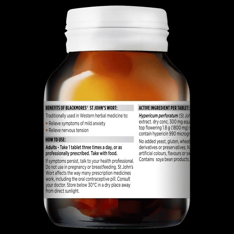 Blackmores St Johns Wort Mood Support 90 Tablets