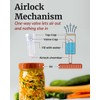 Elementi Mason Jar Fermentation Kit - Set of 4 Glass