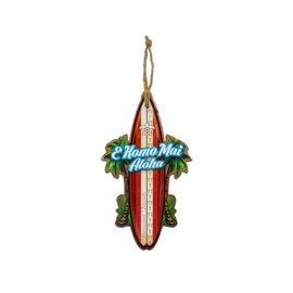 Do not Disturb Welcome Hawaii Surfboard Door Knob Hanger Aloha Mahalo Sign