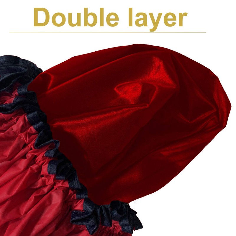 ELEBOX Premium Collection Super Jumbo Shower Cap for Braids Double-Layer