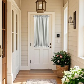 10-18 inches Magnetic Curtain Rod for Metal Door, Adjustable Magnetic Towel Bar for Refrigerator, Magnet Towel Holder Towel Hook Hanger for Kitchen Dishwasher, Laundry Washer, Black, Pack of 1