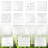 3D Wall Panels, Sugarcane & Bamboo Fibre, White, 100% Natural