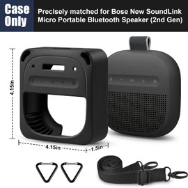 Casmilee Silicone Case for Bose SoundLink Micro Portable Speaker (2nd Gen)