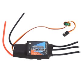 Bi Directional 80A Brushless ESC 5V 3A Plug and Play Electric Speed Controller for RC Car Boat Underwater Thruster Black