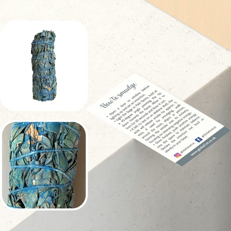 Sage Smudge Stick 4" (White Sage and Nag Champa 4")