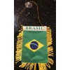 Brasil 4 X 6” MINI BANNER FLAG CAR WINDOW MIRROR