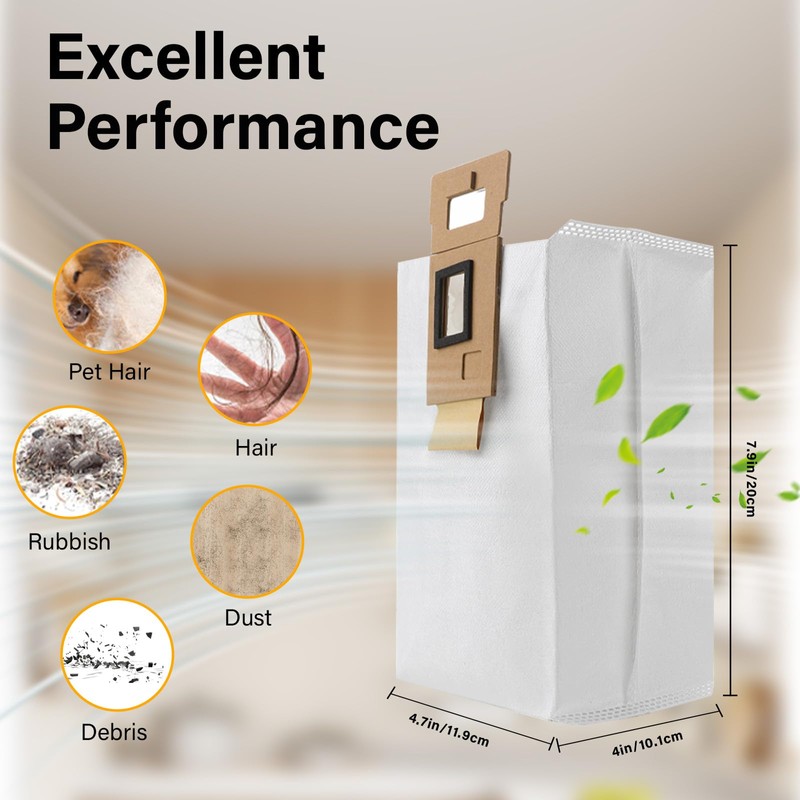 Dust Bag for Roborock S7 / S7+ Vacuum Cleaner Auto-Empty