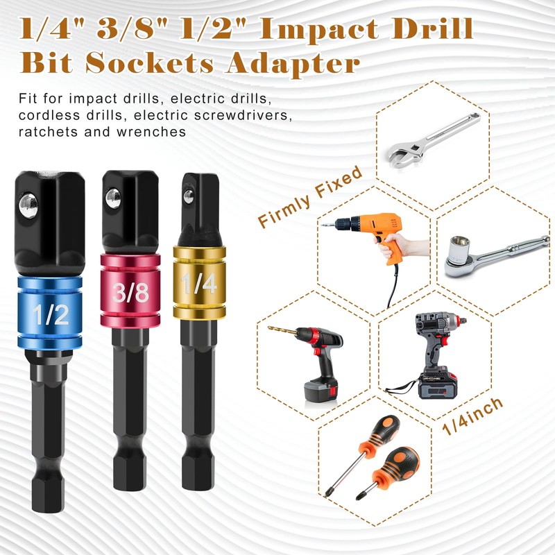 Anglekai 18PCS Bit Holder Cool Gadgets, 11P Drill Bit Holder