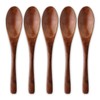 J-kitchens Wooden Lacquered Multi Spoons, Set of 5, Small, 5.5