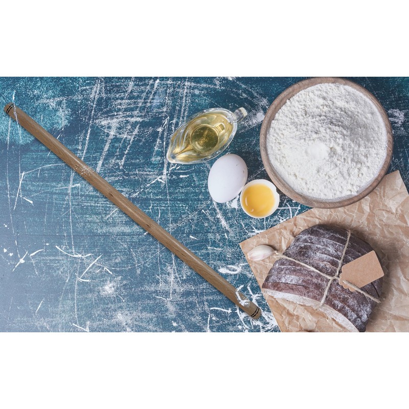 80 cm (31.5 Inch) Wood Extra Long Rolling Pin for