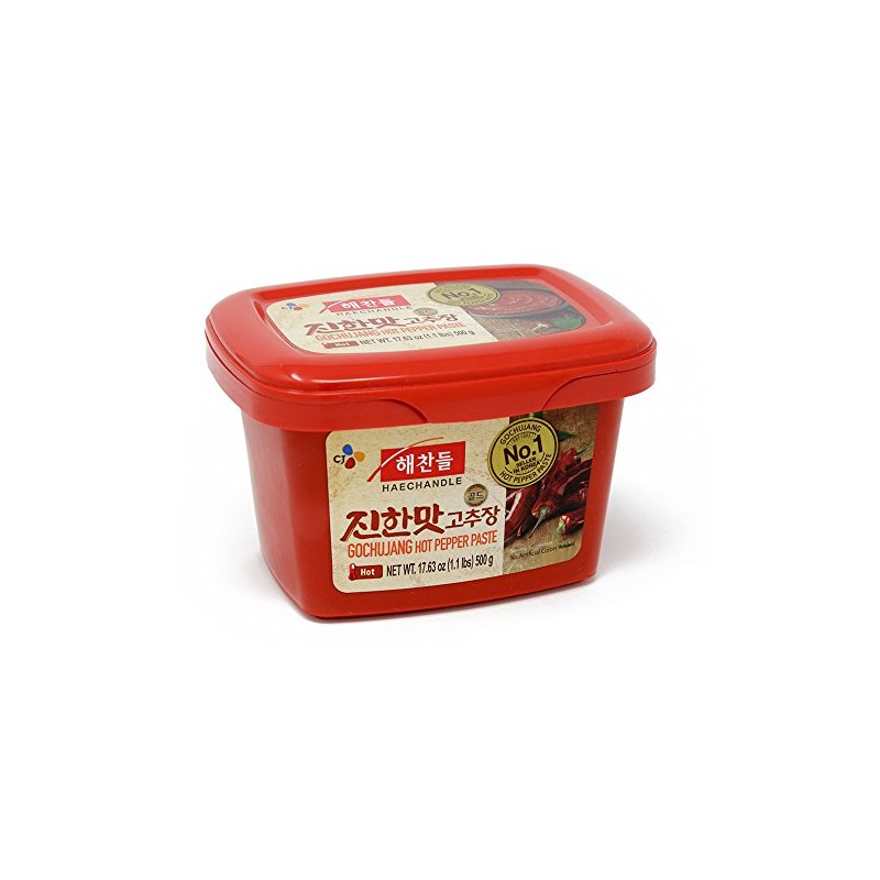 CJ Haechandle Hot Pepper Paste 500g Korean Spicy Red Chile