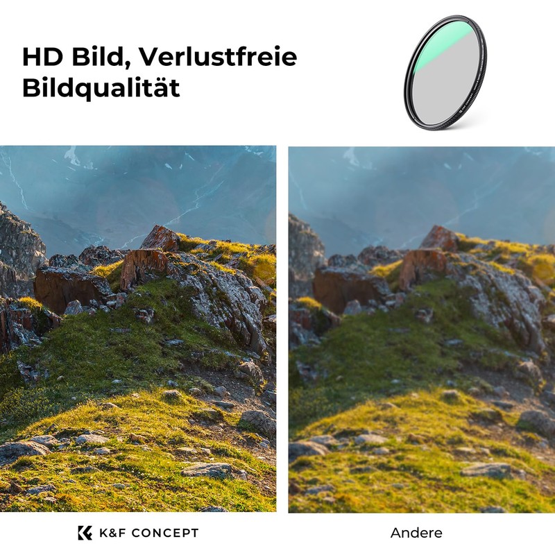 K&F Concept Nano-X Series Ultra Low Reflection Polarising Filter 77