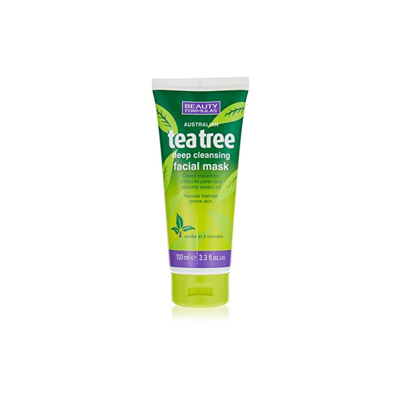 Beauty Formulas Australian Tea Tree Deep Cleansing Facial Mask