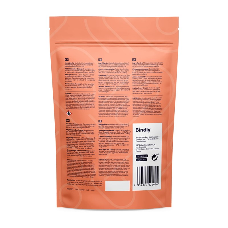 Bindly - Transglutaminase TI - 500 g - Improves texture