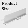 4 Pcs Gutter Valley Splash Guards,Aluminum Rain Diverter Roofing Gutter
