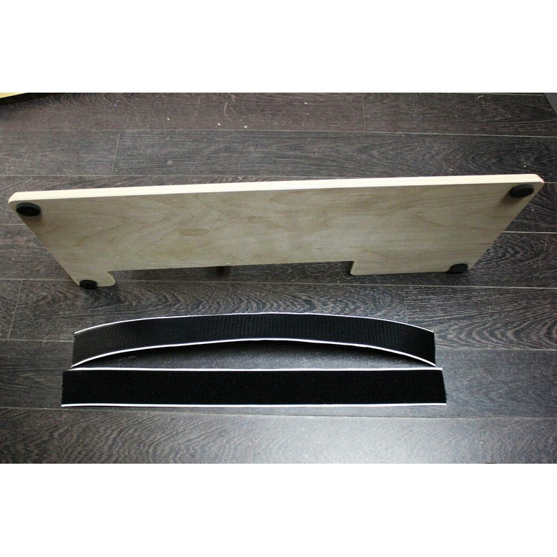 Guitar Effects Pedal Board Wood 2-Tier Platform Stand