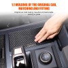 encar88_8 Carbon Fiber Central Control Water Cup Holder Panel Cover