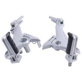 Dowfane Aluminium Alloy Footrest Rearset Foot Peg Mount 1 Pair 50700-K26-B00 50600-K26-B00 Compatible with Honda MSX Grom