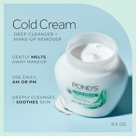 Pond's Crema fría removedora de maquillaje, 9.5 onzas (paquete de 3)