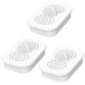 ITEHZTO 3 Pack NFP-100 Replacement Filter for All Nakii Pitcher Filtration System, Compatible with Nakii NFP-100, Reduces PFOA/PFOS, Chlorine, Last Up to 3 Months or 150 Gallons, White