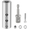 Upgraded Stainless Steel Trailer Jack Electric Drill Adapter with a 1/2 in Socket Adapter Bit Compatible with 1 Inch Jack Drive Shaft