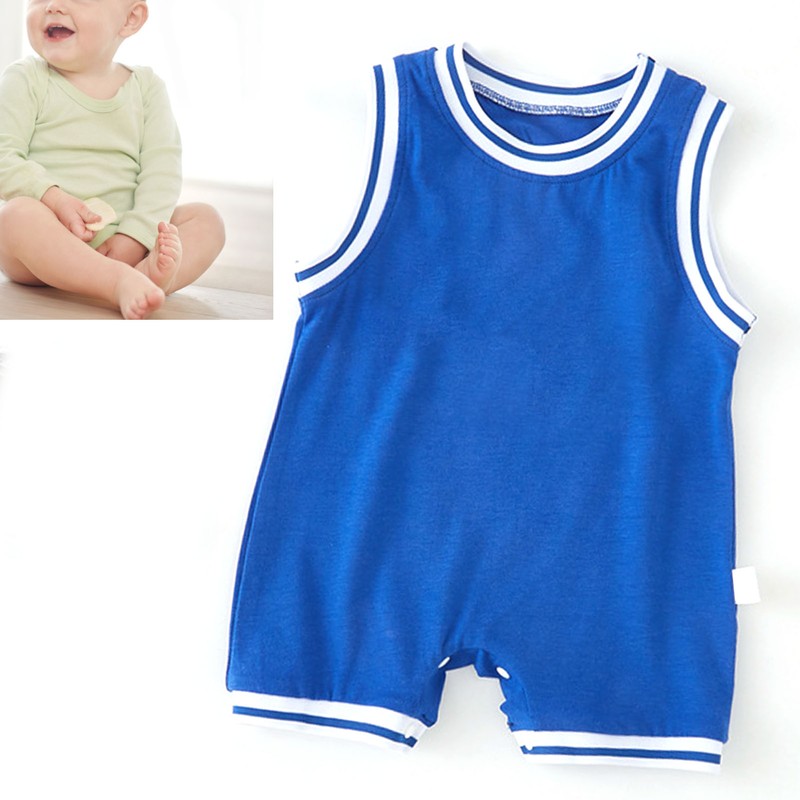 Baby Sleeveless Jumpsuit Breathable Super Soft Cute Infant One Piece