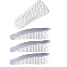 Orthopedic High Pads 2.0, Insoles Height Increase, 4D Cloud Technology Insole, Height Increase Insoles for Men/Women, Memory Foam Arch Support Insoles (Gray, 3.5CM)
