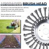Stylemafia 10 Inch Steel Wire Rotary Brush Cutter Trimmer Head