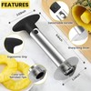 AUBENR Premium Pineapple Corer and Slicer Tool - Sharp Pineapple
