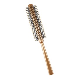 BELLIFFY Golden Cylinder Comb Hair Brush Round Brush for Blow Dry Curling Brush for Short Hair Portable Hairbrush Hair Comb for Women Hair Blow Drying Brush Roller Brush for Hair Curling