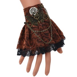 Blessume Victorian Steampunk Wrist Cuff Gear Bracelet one piece