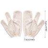 Lyreh Guantes Seda Cruda Masaje Ayurvédico Garshana Muñequeras Elásticas Exfoliación