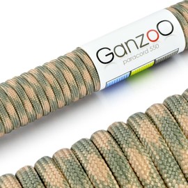 Paracord 550 Snake 2 Rope, 31 Metres Nylon/Polyester Rope with 7 Core Strands, for Bracelets, Making Your Own Dog Lead or Dog Collar, Rope with 4 mm Thickness, Multi-Purpose Rope, Survival Rope,