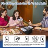 Lxjmcwio Rechargeable Automatic Card Shuffler for 2 Decks, 2000 mAh