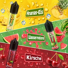 Food Flavour 5 x 10 ml, Intensive Aroma Concentrate, Ideal for Baking, Food and Drinks, Easy Mixing, Vegan and No Additives