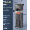 Pawfly Internal Aquarium Filter Submersible Power Filter with Water Pump