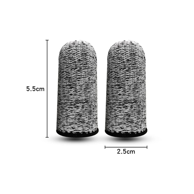 Jagowa 10 Pcs Grade 5 Cut Resistant Finger Cover Reusable