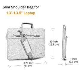 Laptop Shoulder Bag 13 13.3 14 Inch Case Compatible with MacBook Pro 14 2025-2021 M4/M3/M2/M1, Mac Air/pro 13-13.3 Inch and Most Popular 13-14 Notebooks,Spill-Resistant Briefcase,Morning Glory