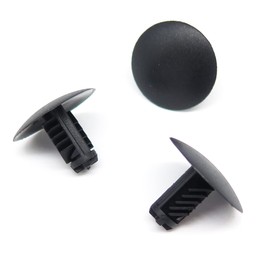 VVO Fasteners- Black Plastic Tailgate Lining Clips & Boot Lid Lining Clips for Fiat 500, Punto, (Pack of 10)