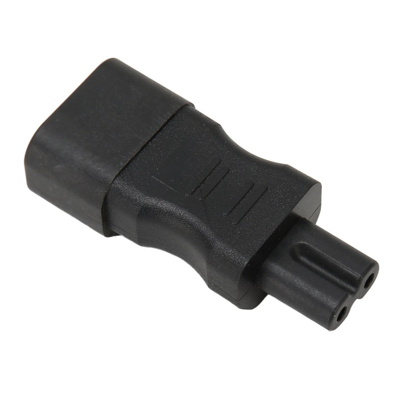4Pcs IEC320 C14 to IEC320 C7 Power Adapter Universal Black