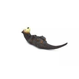 Warm Fuzzy Sea Otter, with Squeak, Very Nice Rubber Replica      8"     F1613-B11