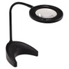 LEDU Flex-Reach Domed LED Desk Lamp, Black (L9142BK)