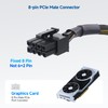 Cable Matters 2-Pack 8 Pin PCIe Extension Cable - 10