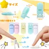 TBDBNR One-Touch Clips, Set of 10, Plastic, For Flat Tape,