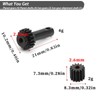 Differential Gear Set - Hardened Steel Planet/Sun Gear Kit for